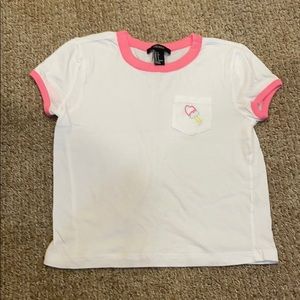 forever 21 pink popsicle tee